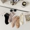 Fashion Elastic Lace Ruffle Socks Low Tube Mesh Women Ankle Socks Preppy Style Breathable Princess Dress Socks Women Girls