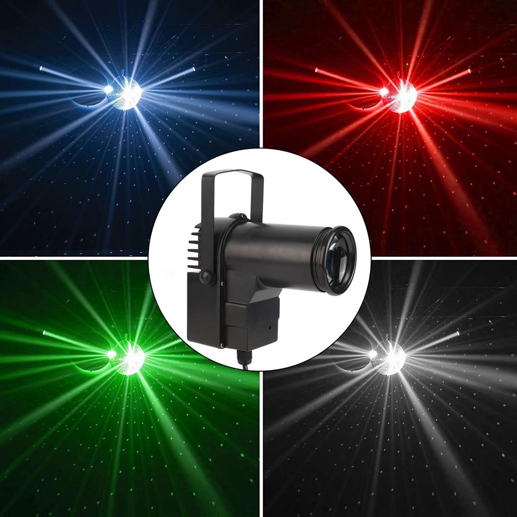 LED Wedding Spotlight Pinspot Light Stage Spotlight Adjustable Angle Remote Controlling for Party Wedding 10W Stage Spotlight