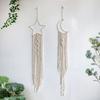 2pcs Macrame Wall Hanging Star Moon Dream Catcher Tapestry Bohemian Home Decor For Children s Room Home Wedding Ornament Craft Gift