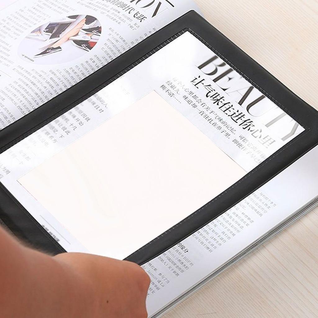 Lente di ingrandimento Fresnel ad alta chiarezza, design sottile e portatile, per la lettura per anziani e artigiani