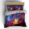 3D Mystical Wizard Art Printed bedding Set Multiple sizes kid's and adults' bedroom Exquisite 3PC bedding set gift