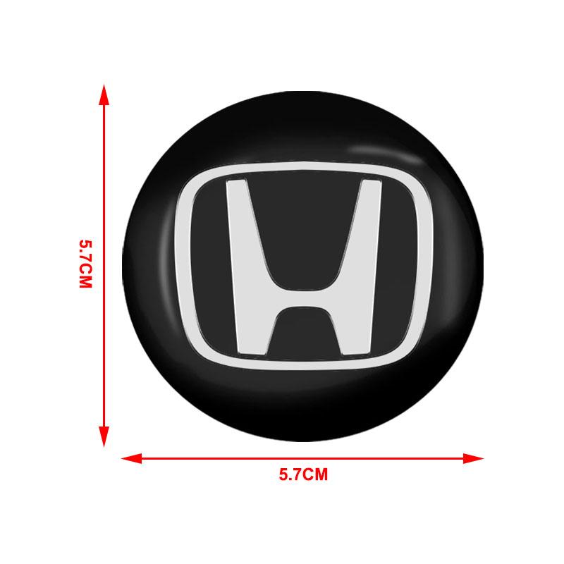 4pcs 56mm/60mm Car Wheel Center Hub Center Sticker Cap Rim Hub Dustproof Cover Emblemem for Honda Mugen Power Honda Civic Accord CRV Hrv Jazz