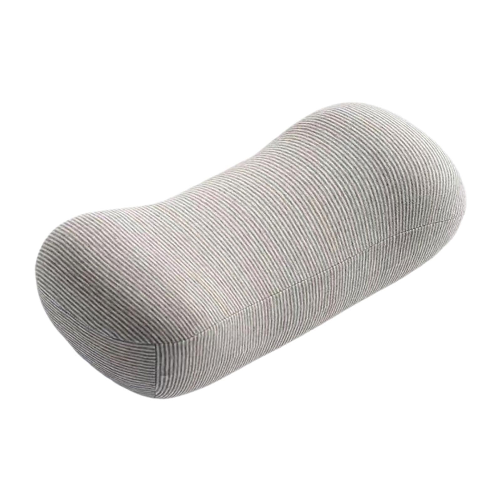 

Bolster Pillow Comfortable Soft Camping Pillow Ergonomic Supportive Pillow Cervical Pillow for Home Adults Office Trip Airplane кофейный