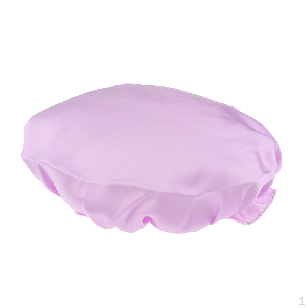 

Pure Silk Night Sleep Cap Sleeping Hat Purple