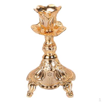 Metal Vintage Tea Light Candle Holder Candlestick Wedding Table Dining Decoration Ornament