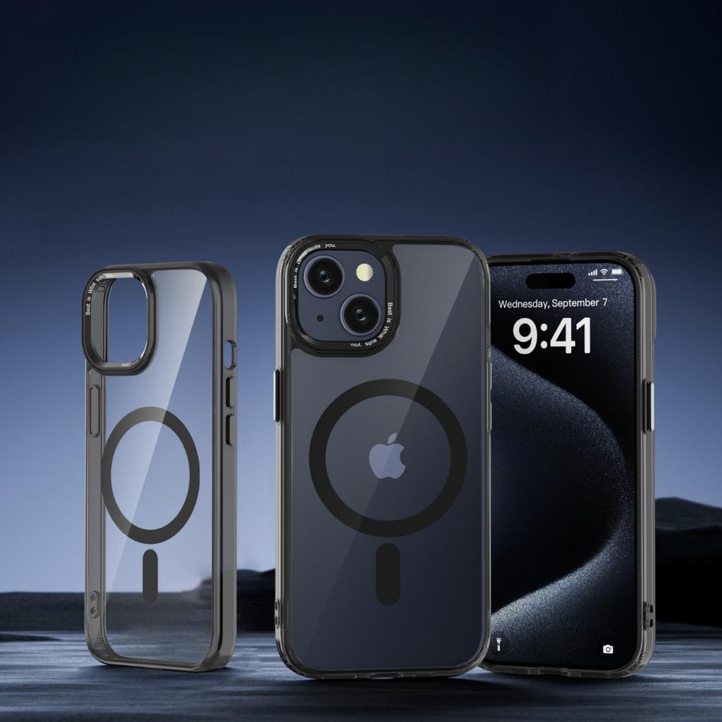 Passend für Apple 16 Handyhülle IPhone 15 Metall PRO MAX Magnetisch 12 Farben Transparentes Rahmen 16pro Schutzhülle