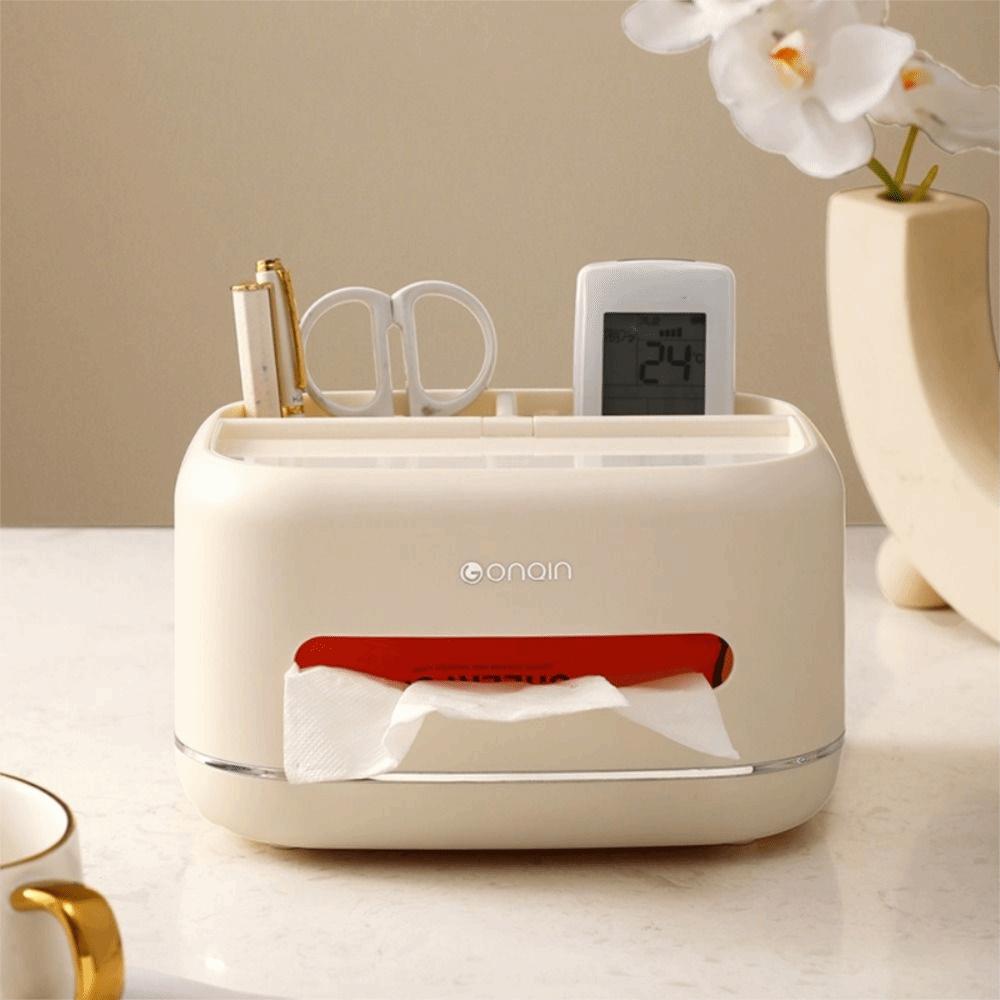 Multi-purpose Tissue Box Exquisite Mobile Phone Holder Paper Storage Box  Living Room