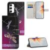 For Samsung Galaxy A16 5G/A16 4G Case Pattern Print PU Leather Wallet Phone Cover Cross Texture