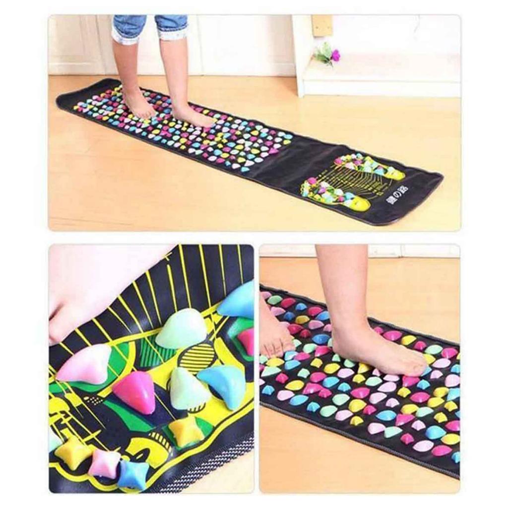 Foot Acupuncture Pad Reflexology Massage Mat Foot Stone Mat Healthy Blood Circulation Mats 70*35cm