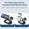 3 in 1 Magnetic Wireless Charger Stand For Magsafe iPhone 17 16 15 14 13 12 Apple Watch 8 7 Airpods Pro Fast Charging Station