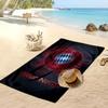 Bayern Munich Personalized Printed Beach Towel Soccer Logo Support Custom Name Text Absorbent Towel For Sport Travel Special Gift