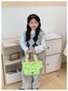 Strawberry Bear & Three-Eyed Alien Double-Sided Plush Handbag for Kids