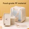 Double-Layer Plastic Lunch Box Portable Large Capacity Divided Bento Box Microwave Heatable Fruit Salad Food Container