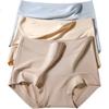 Ruzhi Women's Modal Seamless Silk Gusset Antibacterial Breathable High-Waist Tummy Control Butt-Lifting Women's Briefs