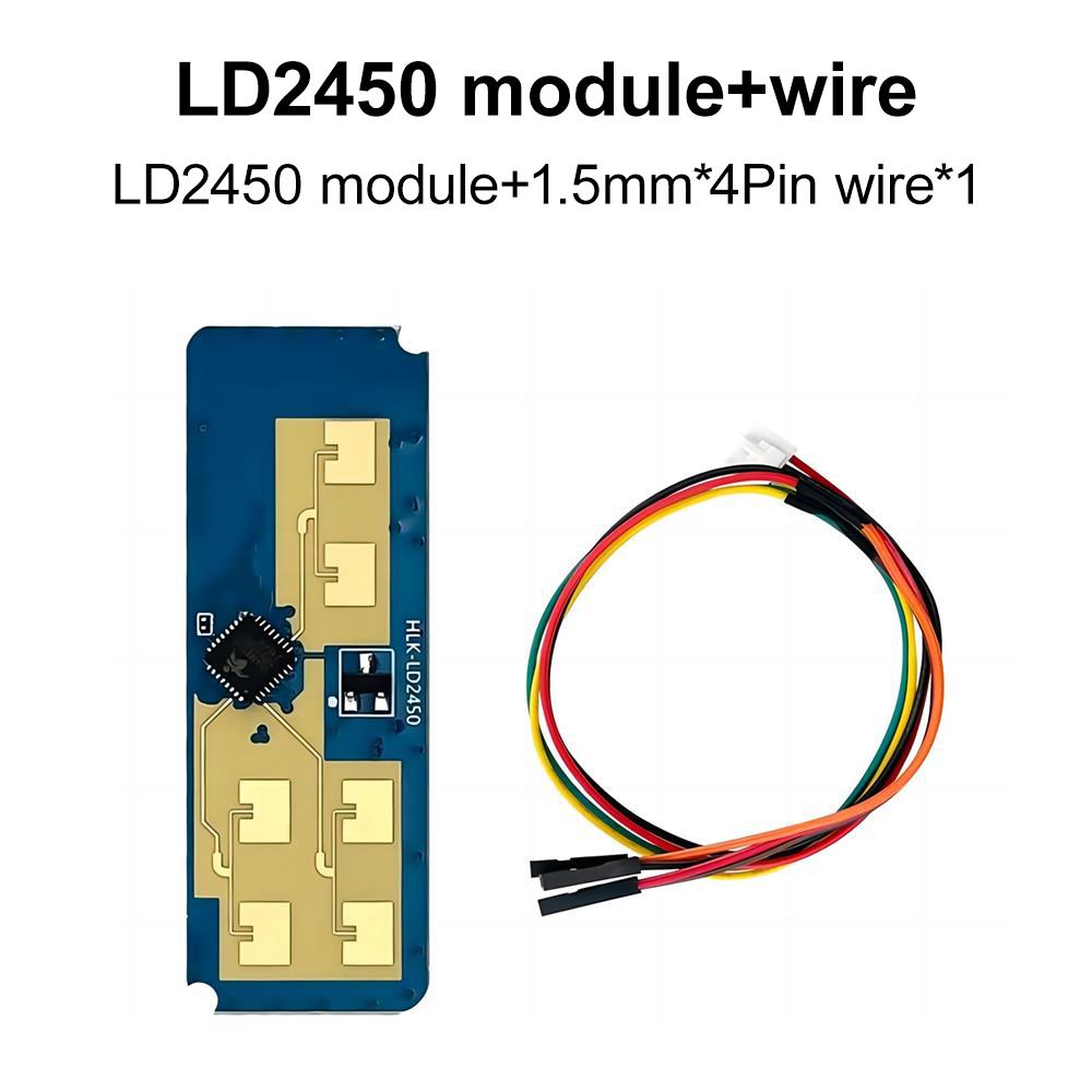 HLK-LD2450 DC5V 24G MM Dalga İnsan Hareket Takip Radar Sensör Modülü LD2450 Algılama Mesafesi 8M Akıllı Ev