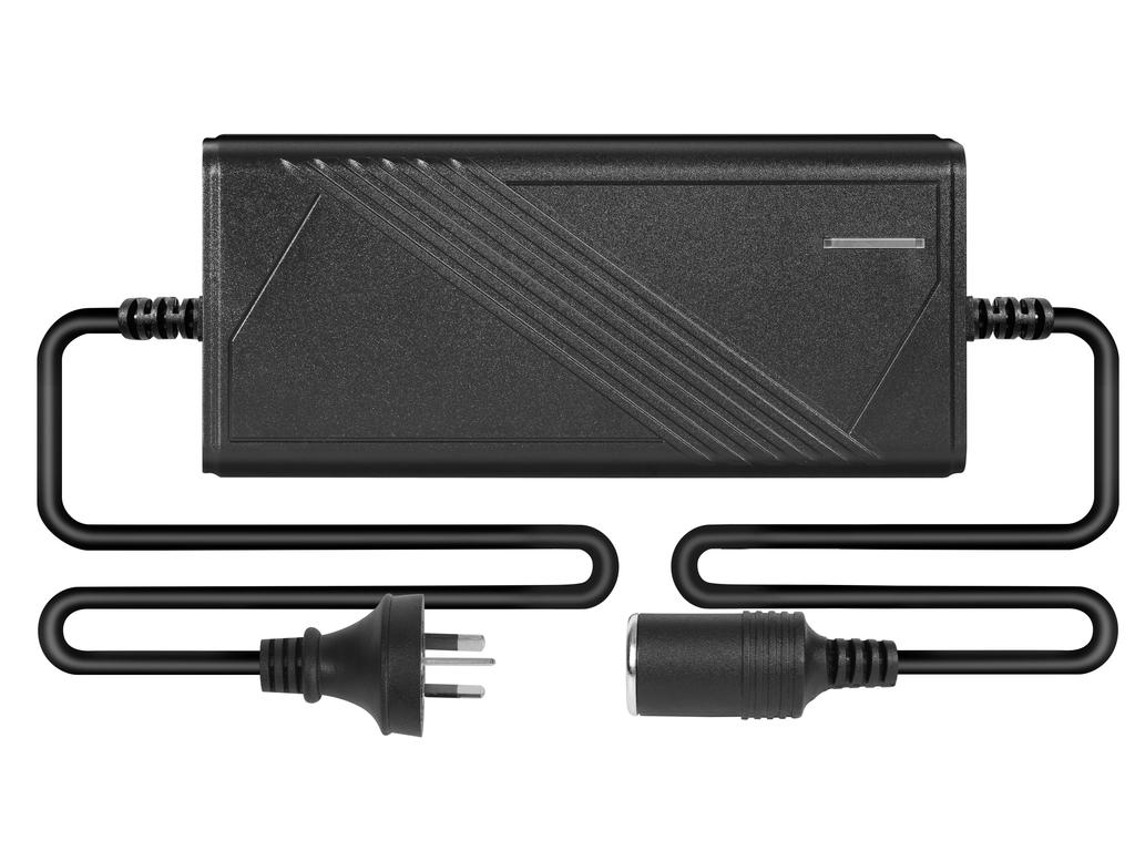 Konwerter AC 110v/220v na DC 12V 20A 240W Gniazdo zapalniczki samochodowej AC/DC Adapter zasilania samochodowego z wentylatorem chłodzącym do Inflatora