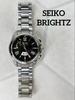 [USED] Radio-controlled solar watch, rare, Seiko Brightz big calendar