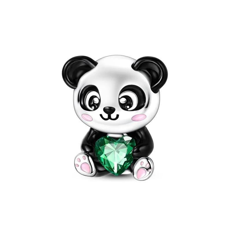 Luck Charm Copper Craft Four Leaf Clover Green Tree Frog Turtle Bead Pendant Ideal For Bracelet Women Diy Jewelry Present