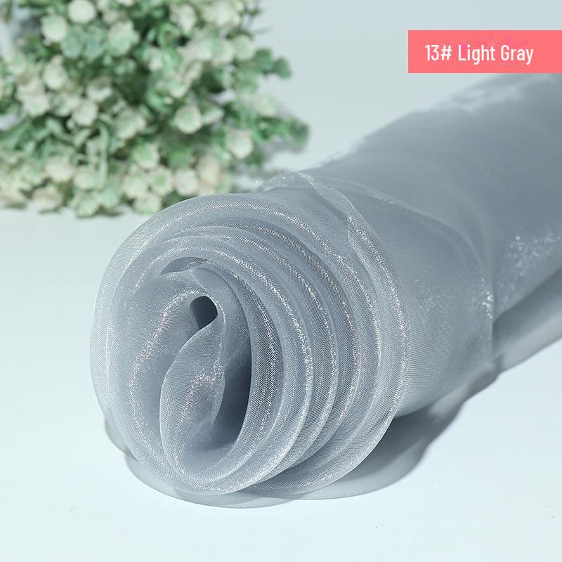 Verschlüsselter Glitzer-Organza Transparentstoff für Babykleider und Hochzeitsdekoration