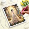 Disney Snow White Pearl Canvas Decor Set - 5D Artificial Pearl Jigsaw Puzzle Embroidered Home Decorative Handmade Gift