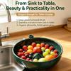 Berry Washing Bowl Rotating Berry Cleaning Colander Kitchen Fruit Washing Bowl for Vegetable Strawberry Cherry Tomato Grape