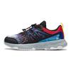 Li Ning Bequemes Mesh Rutschfest Stoßdämpfend Abriebfest Low-Top Laufschuhe Kinder Sneaker Schwarz Blau YKFS070-3