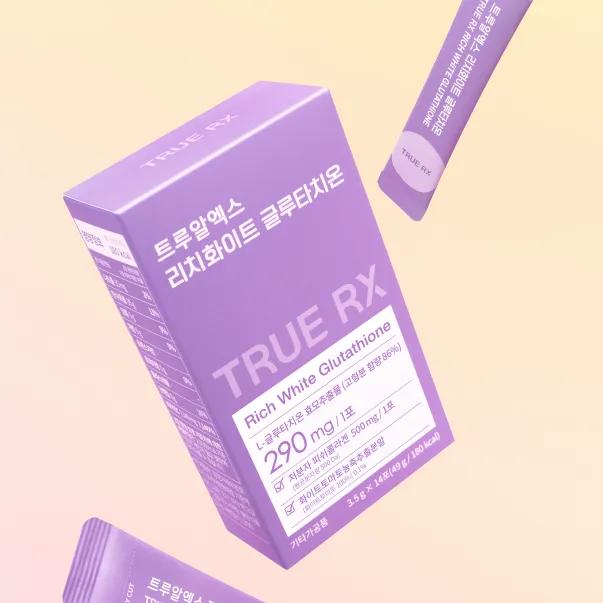 TRUERX Rich White Glutathione 14 Sticks (14-day supply)