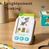 Electronic Flash Card Russian Learning Machine Toy Talking Flashcards Kids Preschool English Audio Book Toddlers Education Gifts