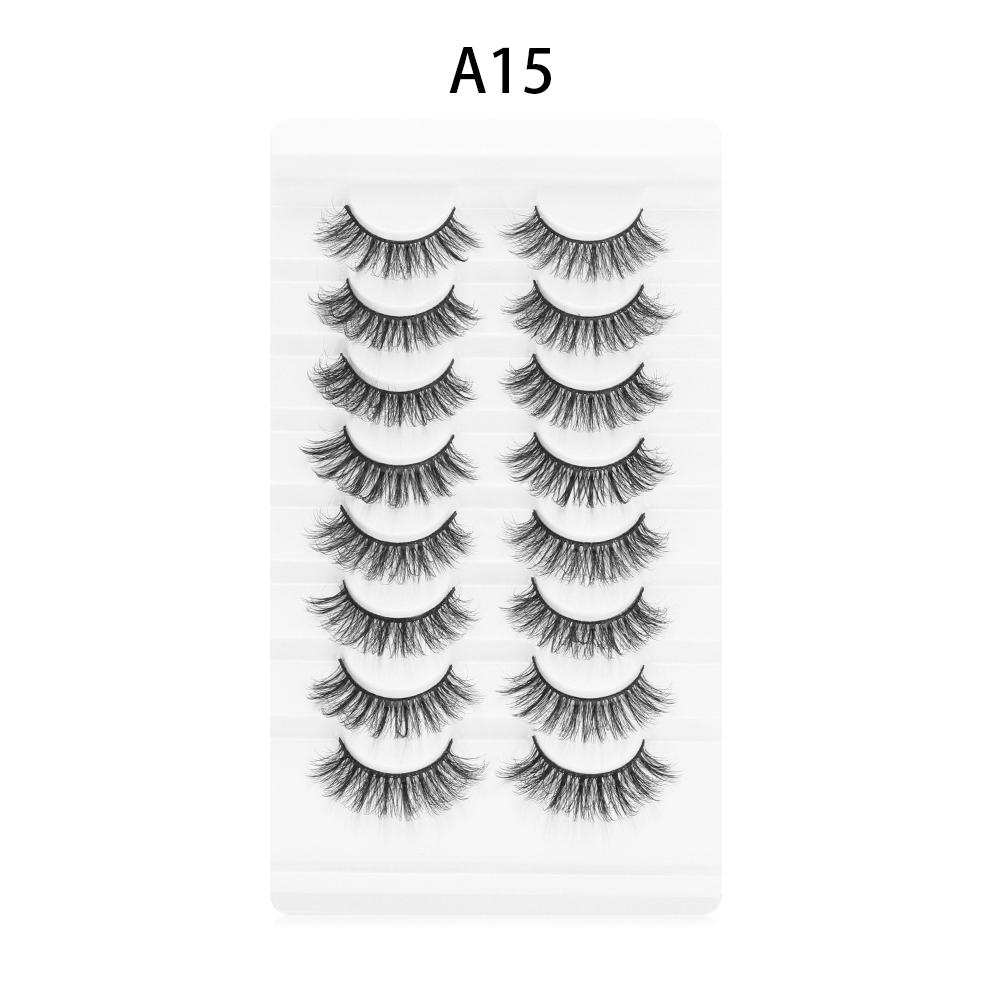 Tools Multilayered Effect Long Natural 3D Mink False Eyelashes Eye Lash Extension Full Volume Thick