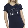 STAR WARS Womens/Ladies Character Heads Cotton T-Shirt