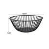 Multifunctional Metal Fruit Basket Large Capacity Durable Coffee Pod Container Iron Metal Wire Storage Bowl