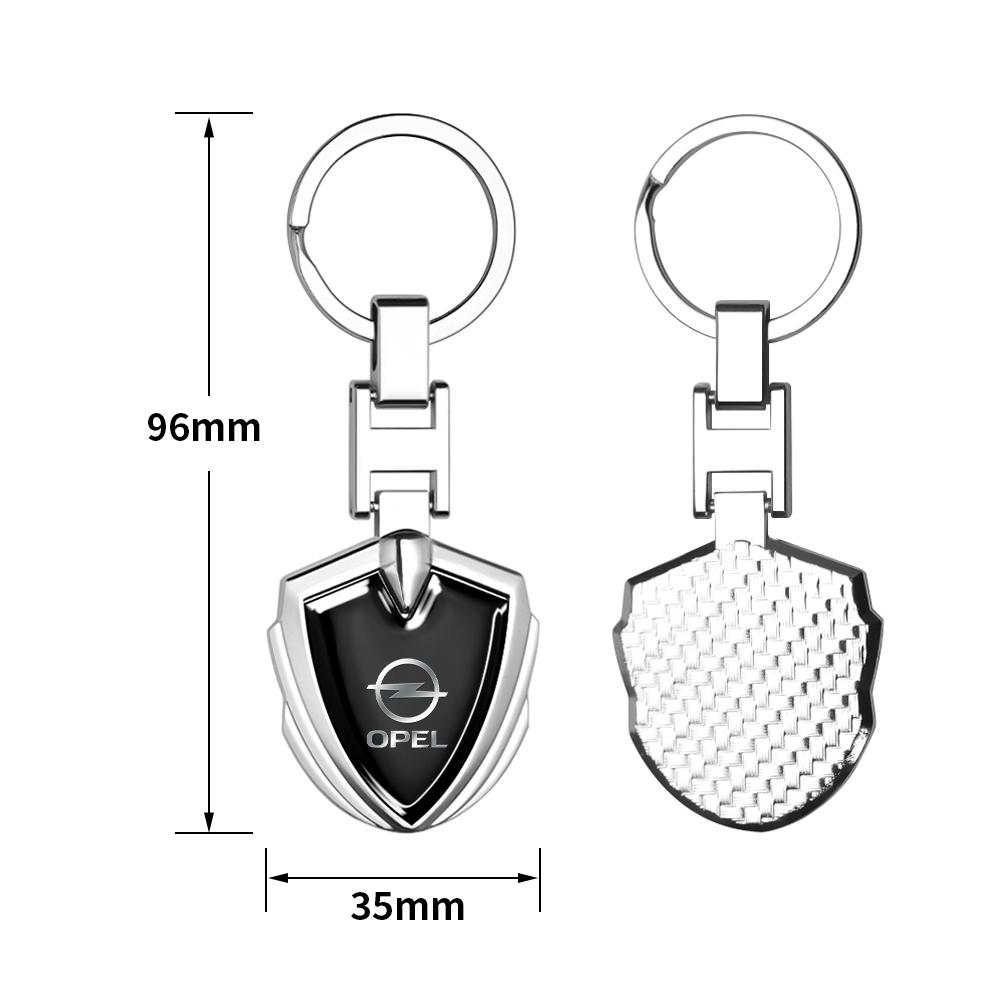 Sdbr2 1/2pcs Car Styling 3D Metal Key Rings Car Logo Fashion Keychain For Opel Astra H G J Insignia Mokka Zafira Corsa Car Valve Cap
