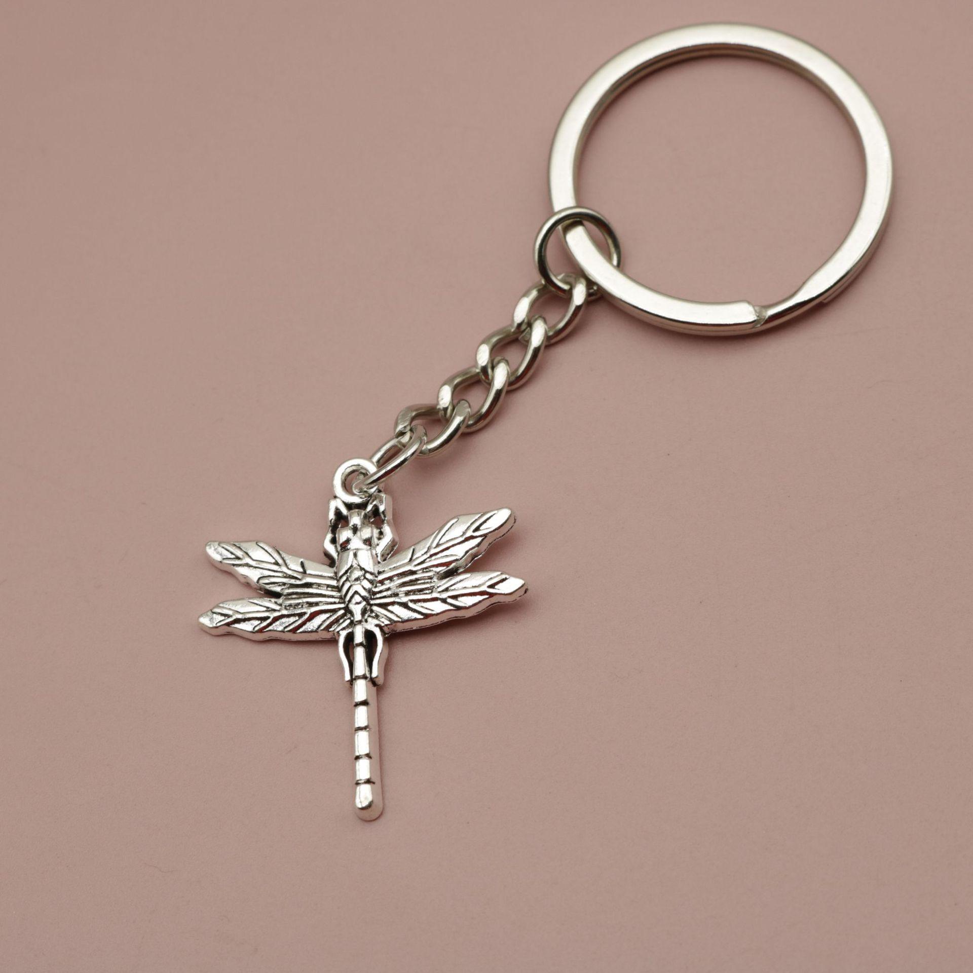 Xiyin Simple Dragonfly Keychain Pendant