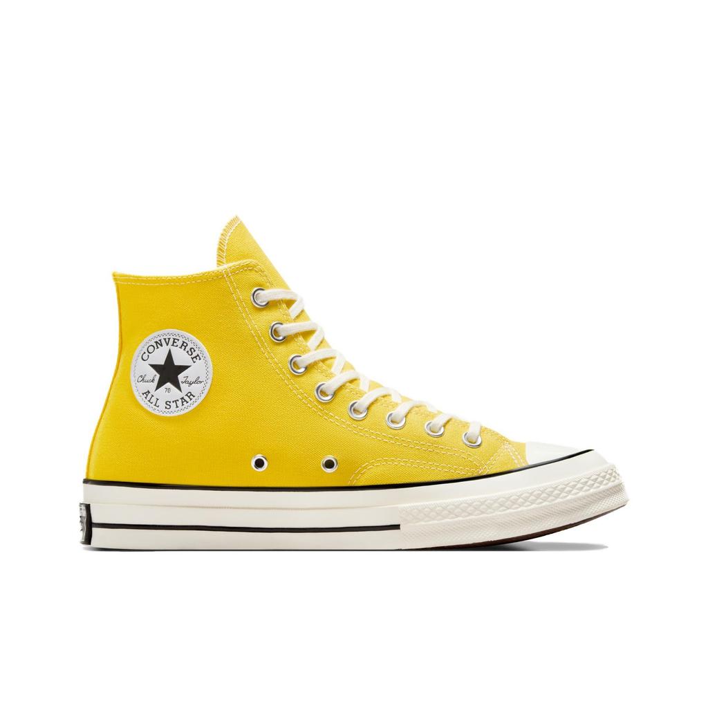 Converse Chuck 70 Fashion Versatile High-Top Canvas Shoes Unisex Sneakers Yellow A08618C