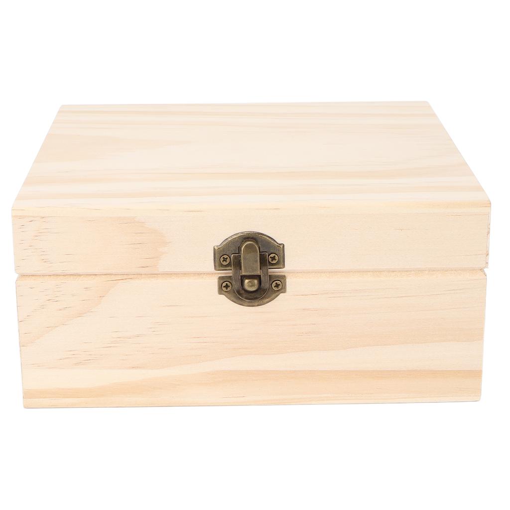 Essential Oil Storage Natural Pine Safe Durable Detachable Portable Essential Oil Case for Home Travel