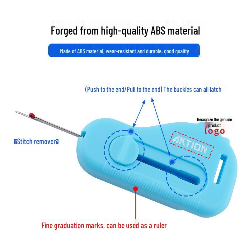 Anke Xin Small Monster Magnetic Ruler - Non-slip, Multifunctional Sewing Tool