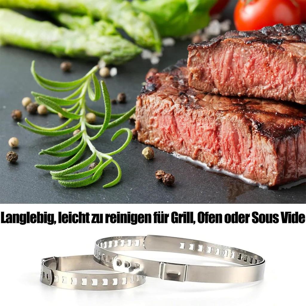 12 pcs round roll meat clamp set, stainless steel adjustable clamp YQ