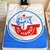 FC Hansa Rostock Flanelldecke, Hohe Qualität, Bequem für alle Jahreszeiten, Heimdekoration, Wärme und Komfort