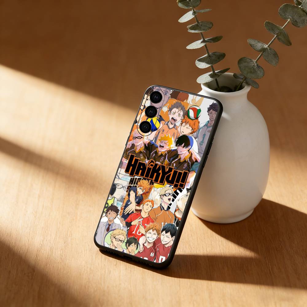 Anime H-haikyuu wallpaper Phone Case For Samsung GalaxyA13,21s,22,31,32,52,53,71,72,73,Soft Black Cover