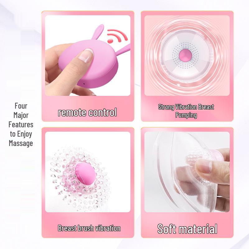 Wireless Erotic Nipple Stimulator & Breast Massager Vibrator