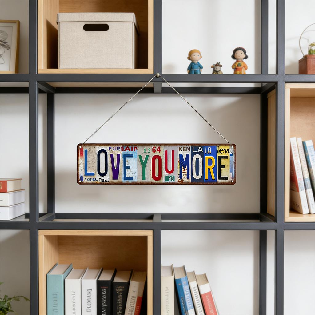 Blechmalerei Bar Bekleidungsgeschäft Heimwanddekoration Blechmalerei