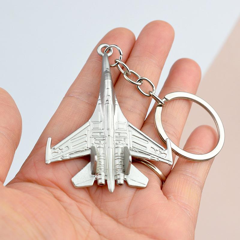 

Креативный металлический брелок-подвеска в виде самолета для мужчин и женщин, подарок для авиационного энтузиаста, персонализированное кольцо для ключей, украшение для рюкзака
