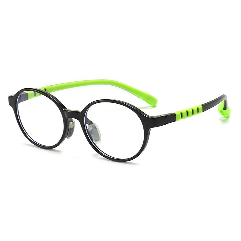 New Kids' Anti-Blue Light Silicone Eyeglass Frames, Versatile for Students, In Stock