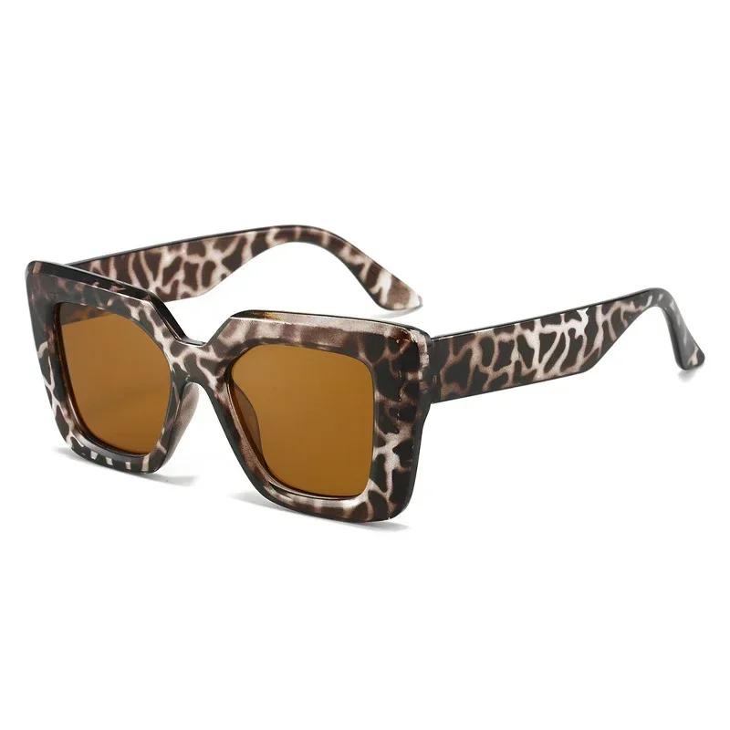 European American Style Square Sunglasses Fashion UV Resistant Outdoor Travel Skiing Sunshade Glasses Leisure New