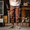 Men's New Overalls Wear-resistant and Dirt-resistant Loose Industrial Style Men's Pants Casual High-end Trendy Brand Men's Pants Men's Clothing