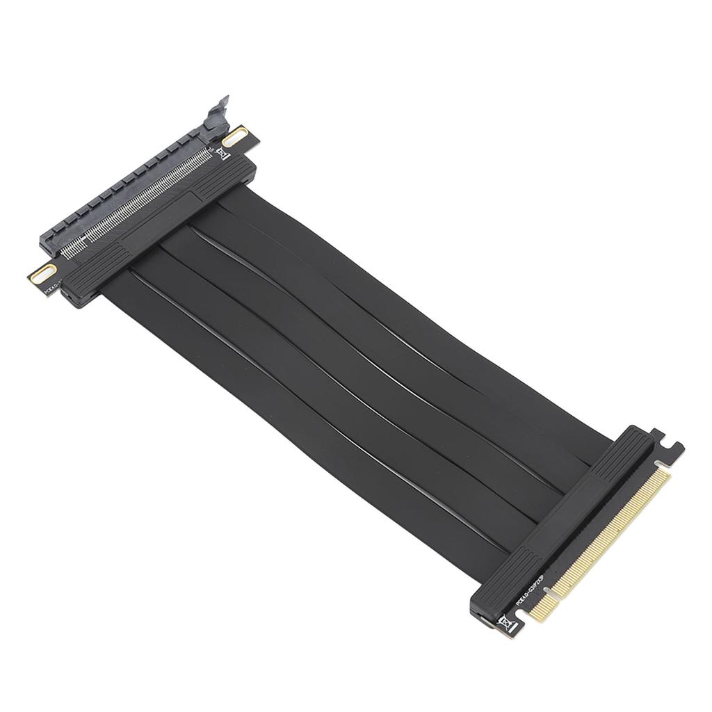 PCIE 4.0 X16 Extender 180 Degree 26GBs 7.9in Long Gold Plated GPU Extension Cable for RTX3090
