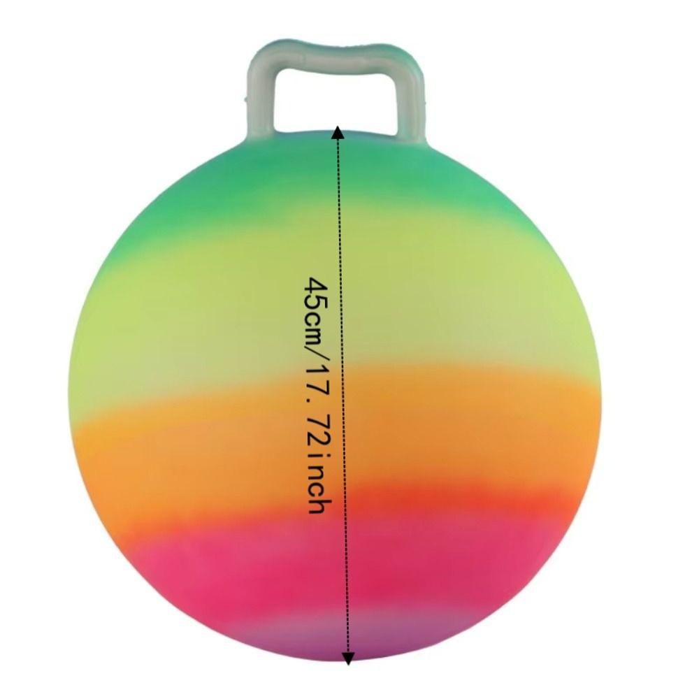 Durchmesser 18 Zoll Sport Hüpfball Mit Griff Springender Ball Kinder Hüpfball Outdoor Spielzeug