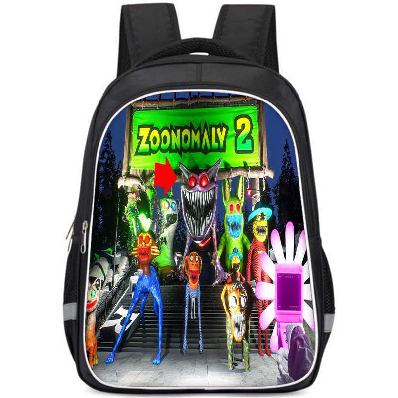 Zoonomaly Große Kapazität Leichter 3D Oxford-Stoff Rucksack Für Kinder Schule