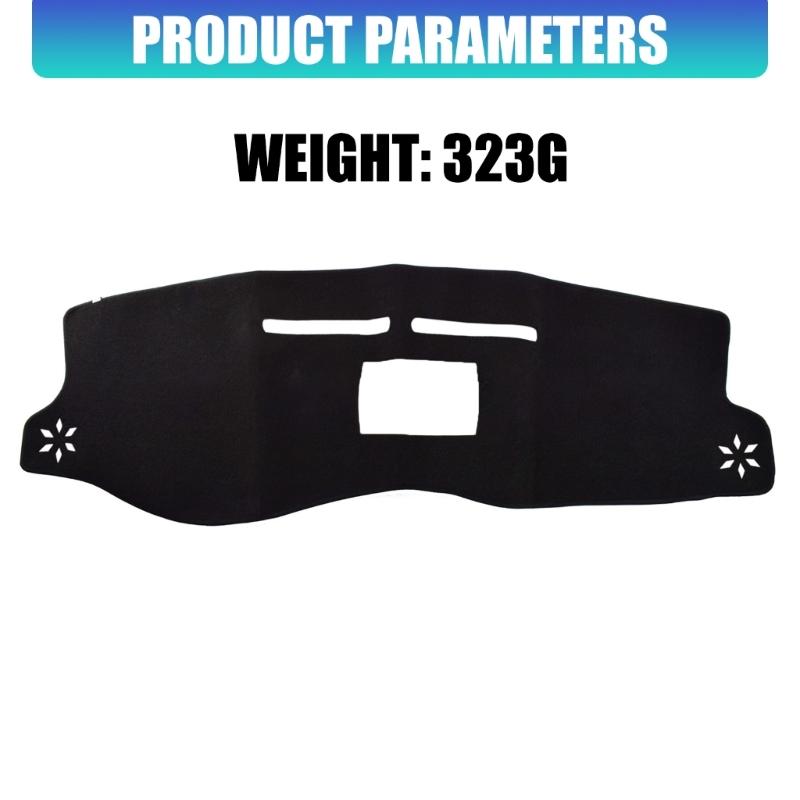 Nonwoven Fabric Dashs Board Cover Not Slip Designs Polyester Vehicle Dashboard Mat Perfect for Dacia  2014-2016 Models