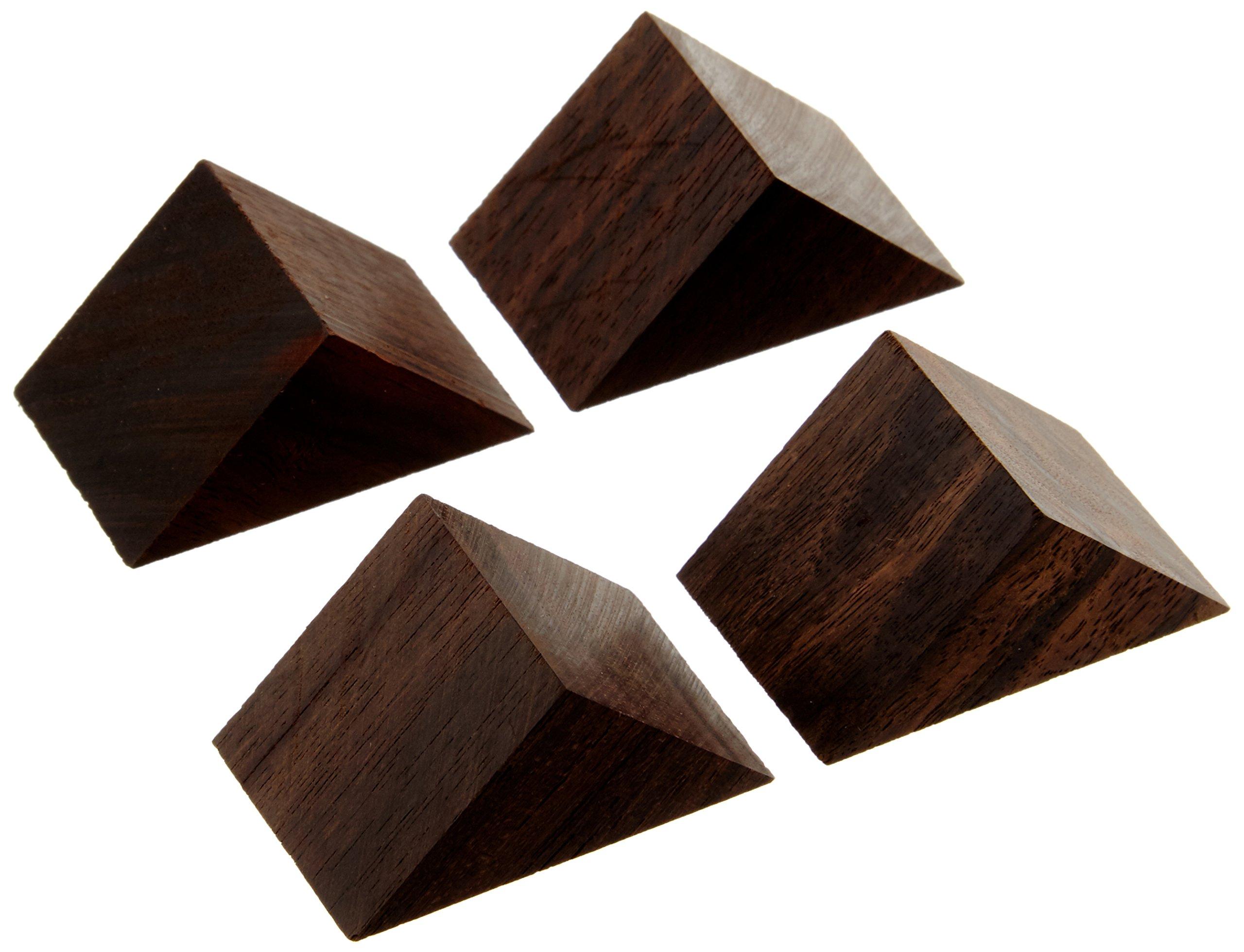 Yamamoto Sound Craft Ebony Triangular Setting Base (4 pieces) PB-22